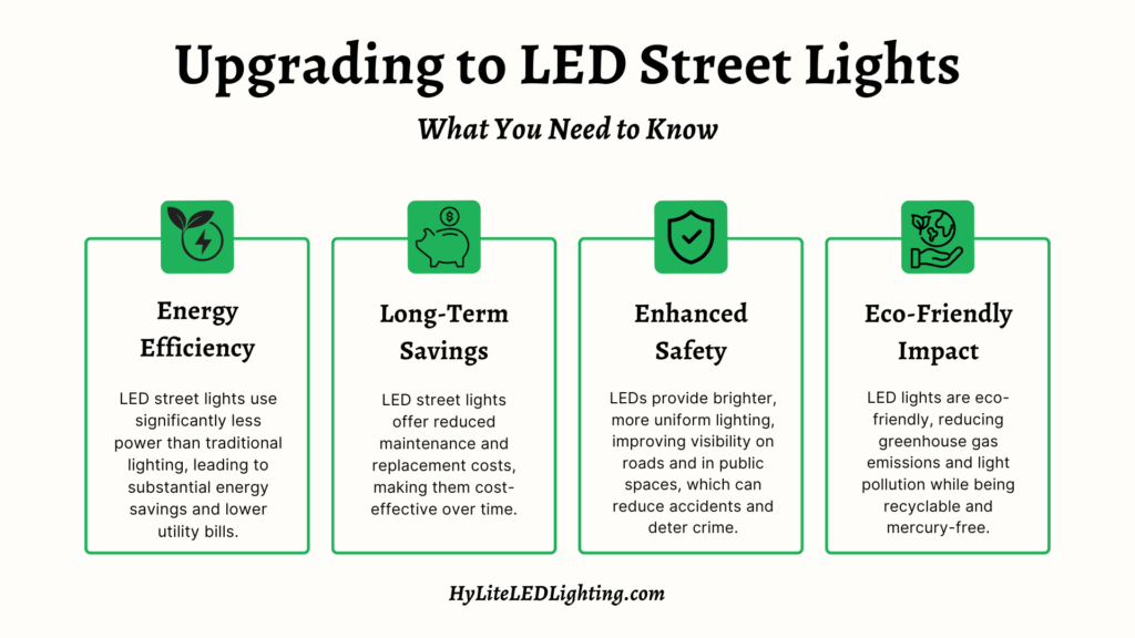 why upgrade led street lights