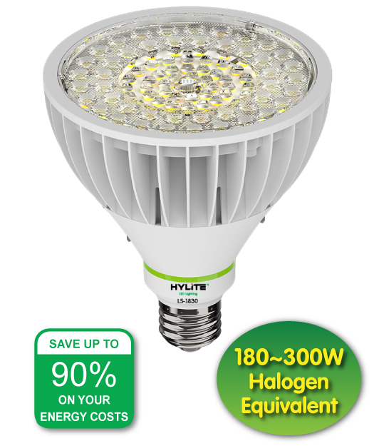 HyLite LS-1830 PAR38 LED lamp specification graphic