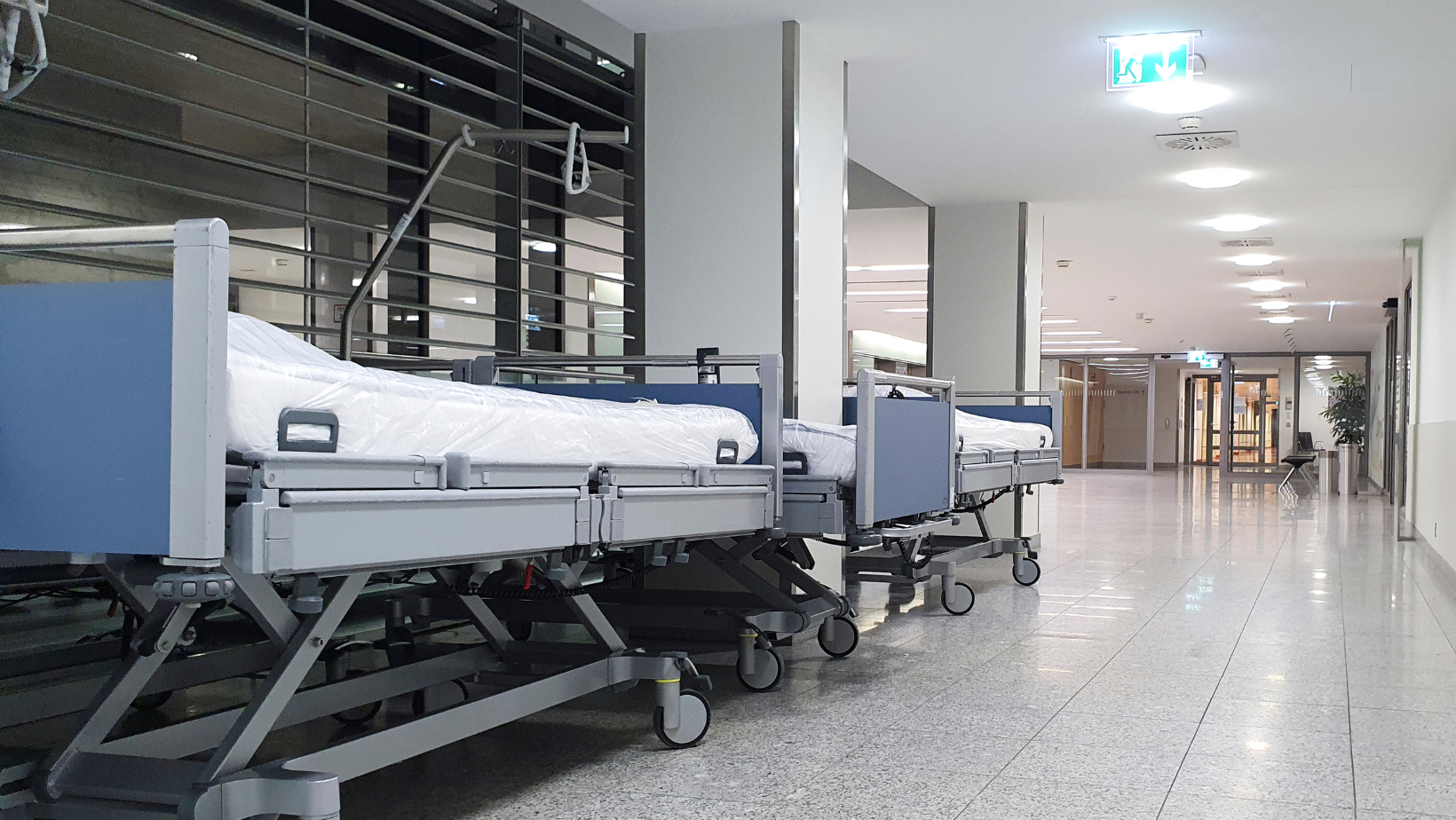 LED lighting for hospital corridors and healthcare facility spaces
