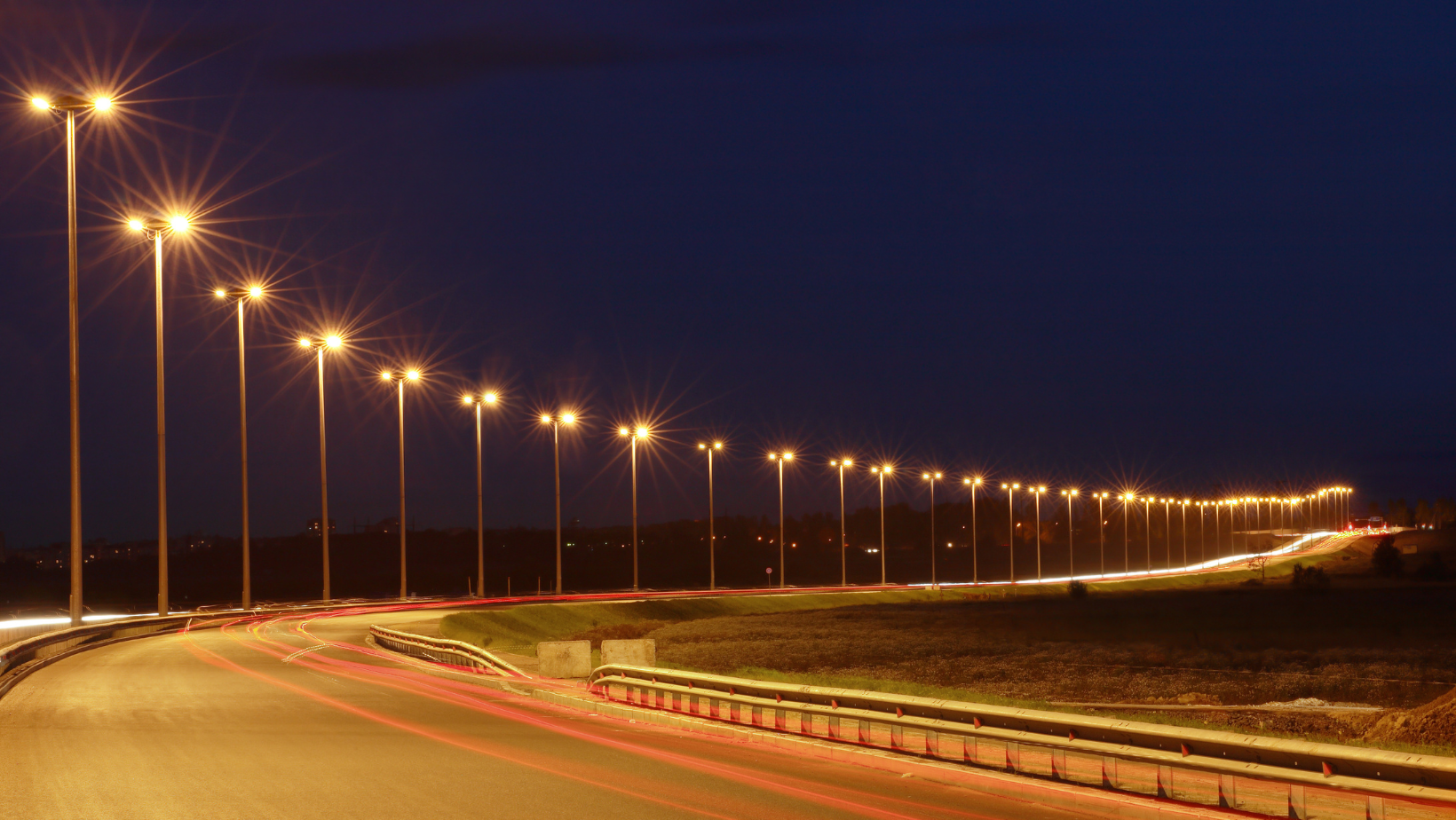 LED roadway lighting for municipal roads and infrastructure